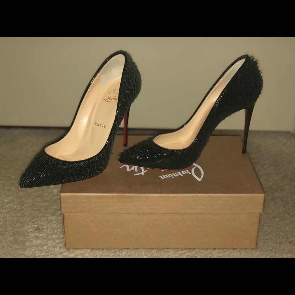 Brand new Christian louboutin pumps 37.5 black